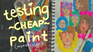 ✨Watercolor✨ with CHEAP watercolor  *CHANNEL UPDATE*
