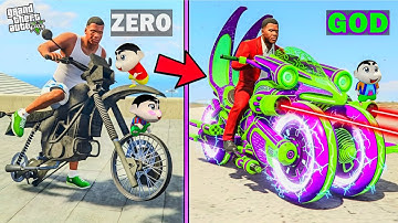 GTA 5 Franklin And Shinchan Upgrade Zero to God Super Bike! | GTA V Bangla Gameplay