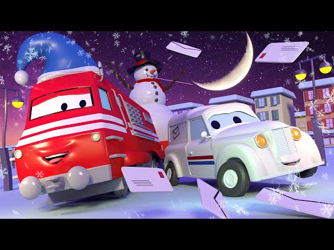 Rong Troy - Postiauto Peter viib sünnipäevakutsed kohale - Autolinnas 🚄 Multifilmid lastele