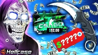 HELLCASE KARAMBIT RISKY UPGRADE !! HELLCASE PROMO CODE 2025 ! HELLCASE 2025