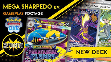 Mega Sharpedo ex Deck From Phantasmal Flames Is Actually GOOD!? (Pokemon TCG)