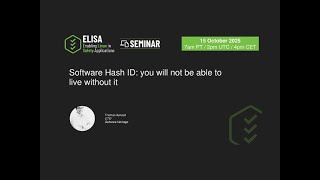 Software Hash ID: you will not be able to live without it - Thomas Aynaud, CTO, Software Heritage screenshot 3