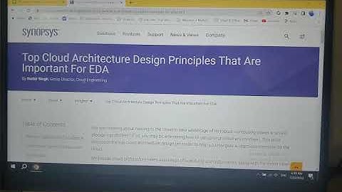 Top Cloud Architecture Design Principles
