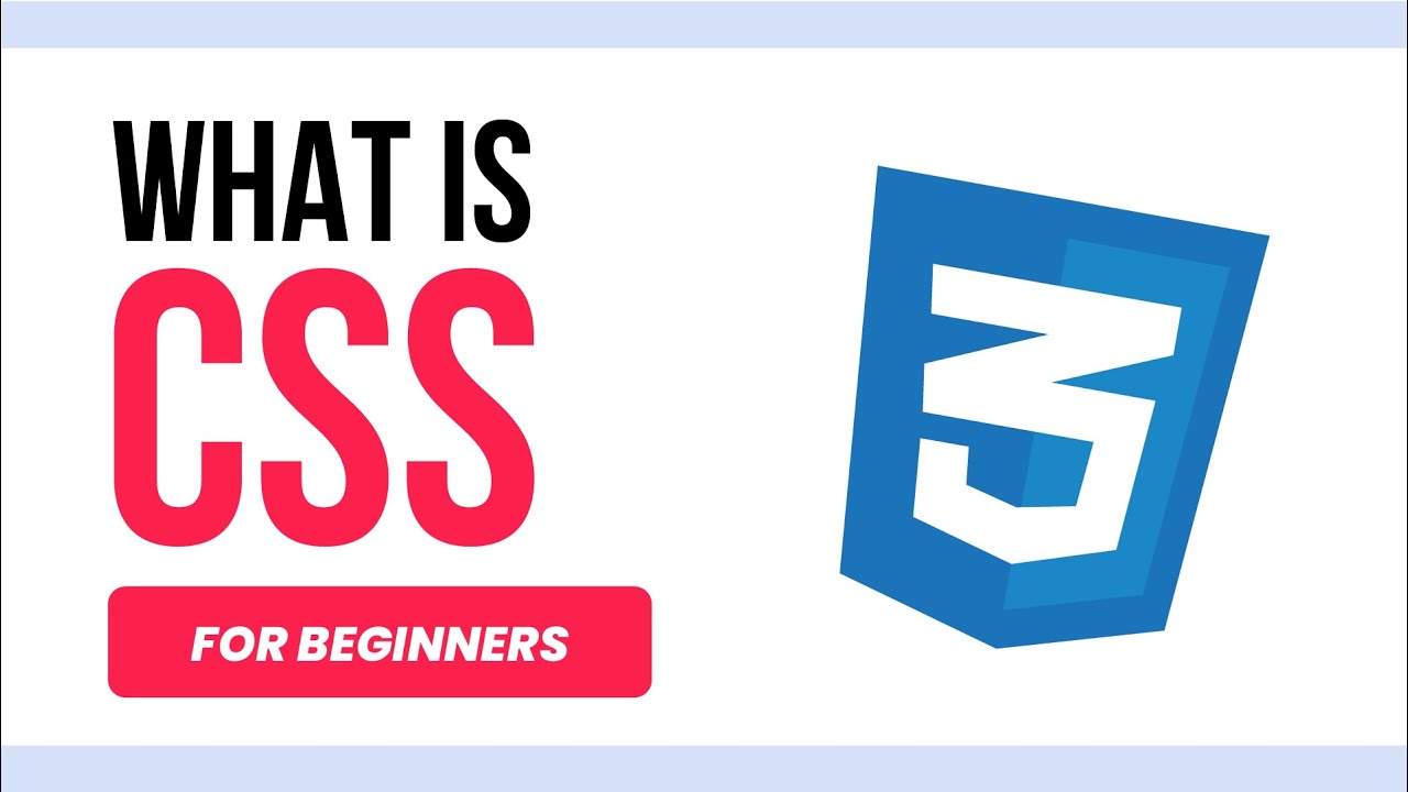 What is CSS? | Tutorial for Beginners - YouTube