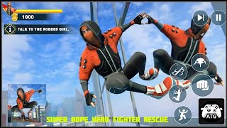 Super Rope Hero Fighter Rescue (ATG) Android, iOS Gameplay screenshot 4