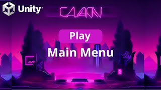 Unity Start Screen, Main Menu Tutorial