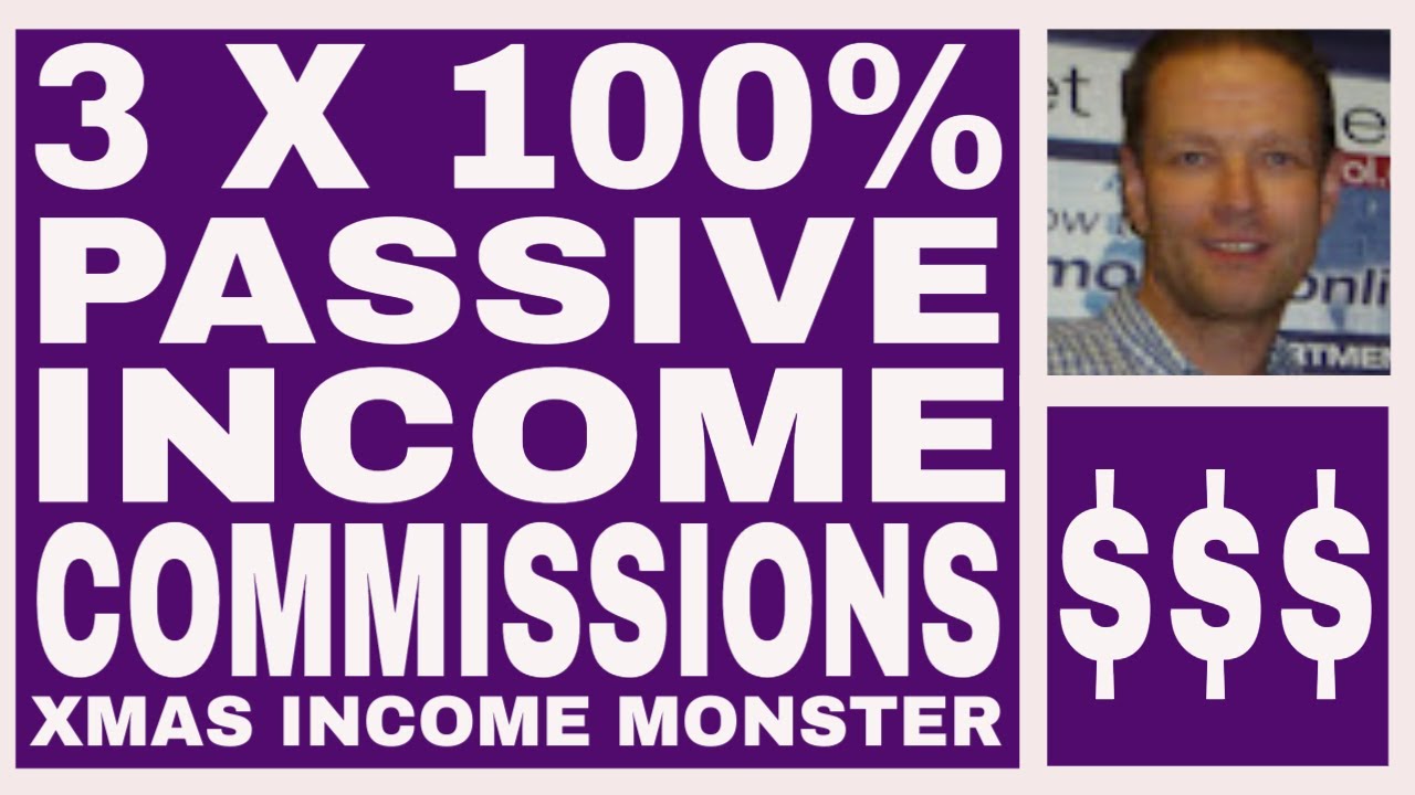 Xmas Income Monster Review - 3 x 100% Passive Income Commissions - No Monthly Costs.