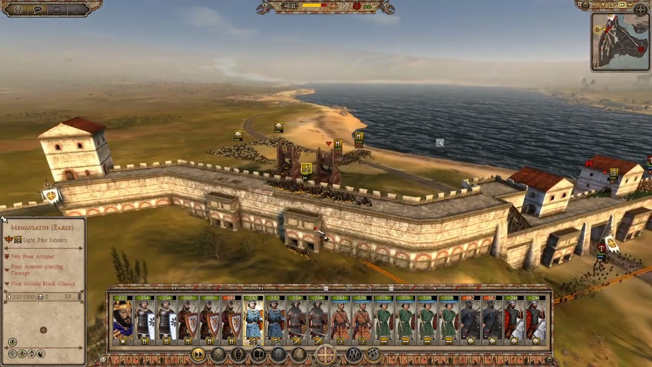 Attila total war mod medieval  Empire byzantin