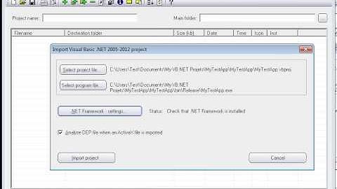 Visual Installer: How to create a setup package for a VB.NET application