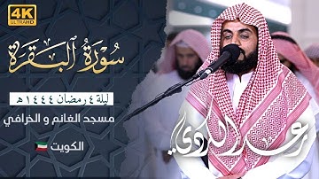ما تيسر من سورة البقرة| تراويح ليلة 4 رمضان 1444| القارئ رعد الكردي