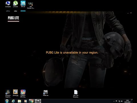 Fixed 100% pubg pc lite it is unavailable in your region