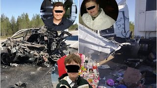 30.05.2024г - «Сгорели в машине из-за прицепа?». Двое взрослых и ребёнок погибли в ДТП в Карелии.