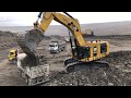 Caterpillar 6015B Excavator Loading Trucks - Sotiriadis Brothers