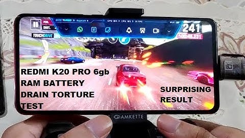 Redmi K20 Pro Full Battery Drain Torture Test Snapdragon 855 6gb RAM