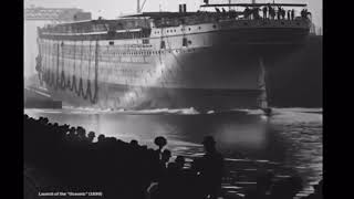 The Launch of The RMS Oceanic (1899 RARE)