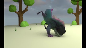 Creature Combo Attack - 3D Creature Animation - Thedrick Lancaon