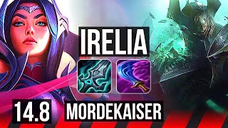 IRELIA vs MORDEKAISER (TOP) | 10/3/8, 500+ games | EUW Master | 14.8