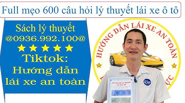 Mẹo chọn đáp án nhanh : Tốc độ trong đông dân cư - Thầy Tâm ( Sách mẹo lý thuyết : 0936.992.100 ).