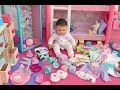 NURSERY REVEAL ~ NEW BABY DOLLHOUSE ROOM CLOSET CLEANING TOUR!