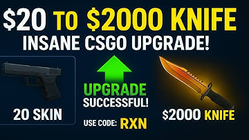 🎯 $20 to $2000 Knife — INSANE CSGO Upgrade Run! (csgocases promo code 2025)
