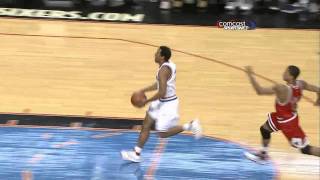 Derrick Rose blocks Andre Miller [HD]