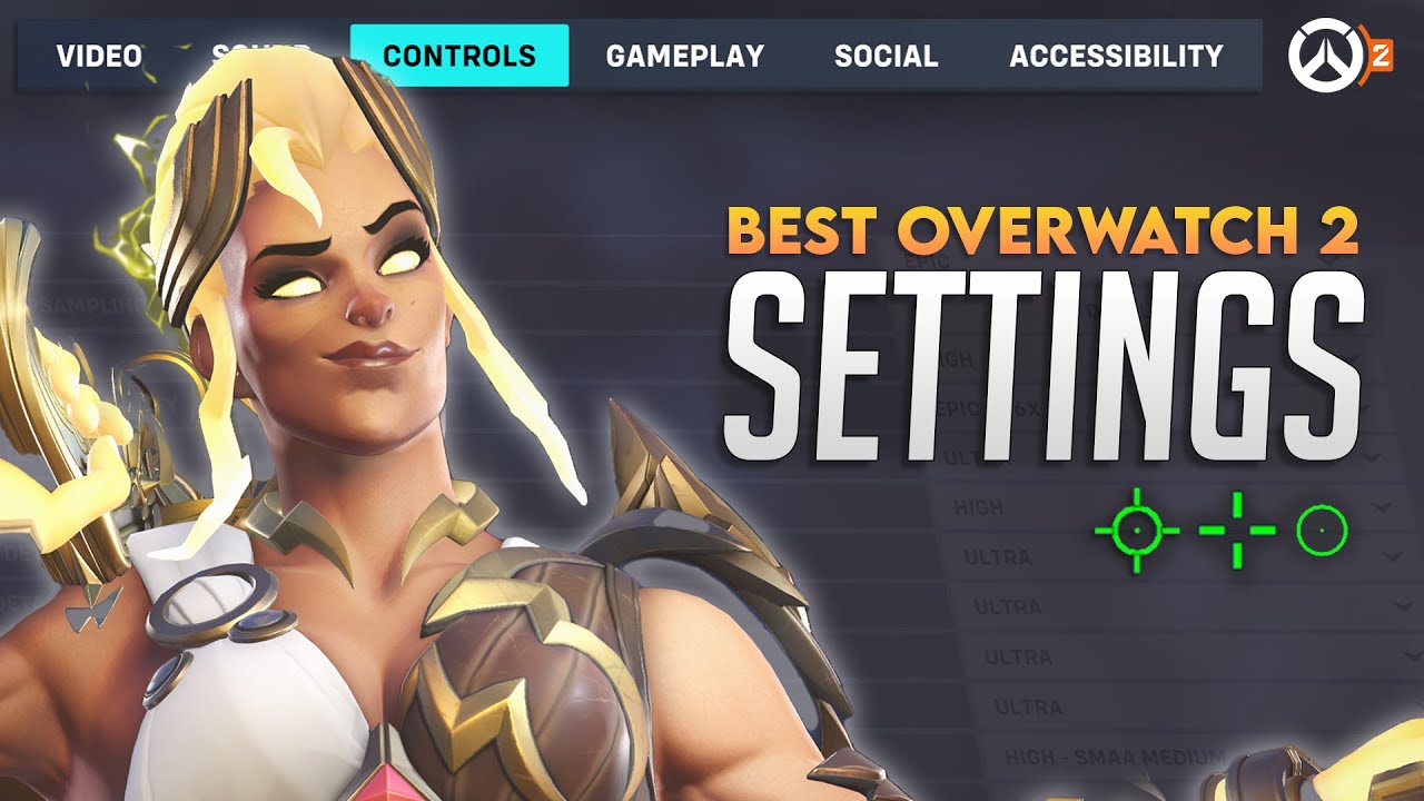 Overwatch 2 best crosshair and DPI settings for Junker Queen