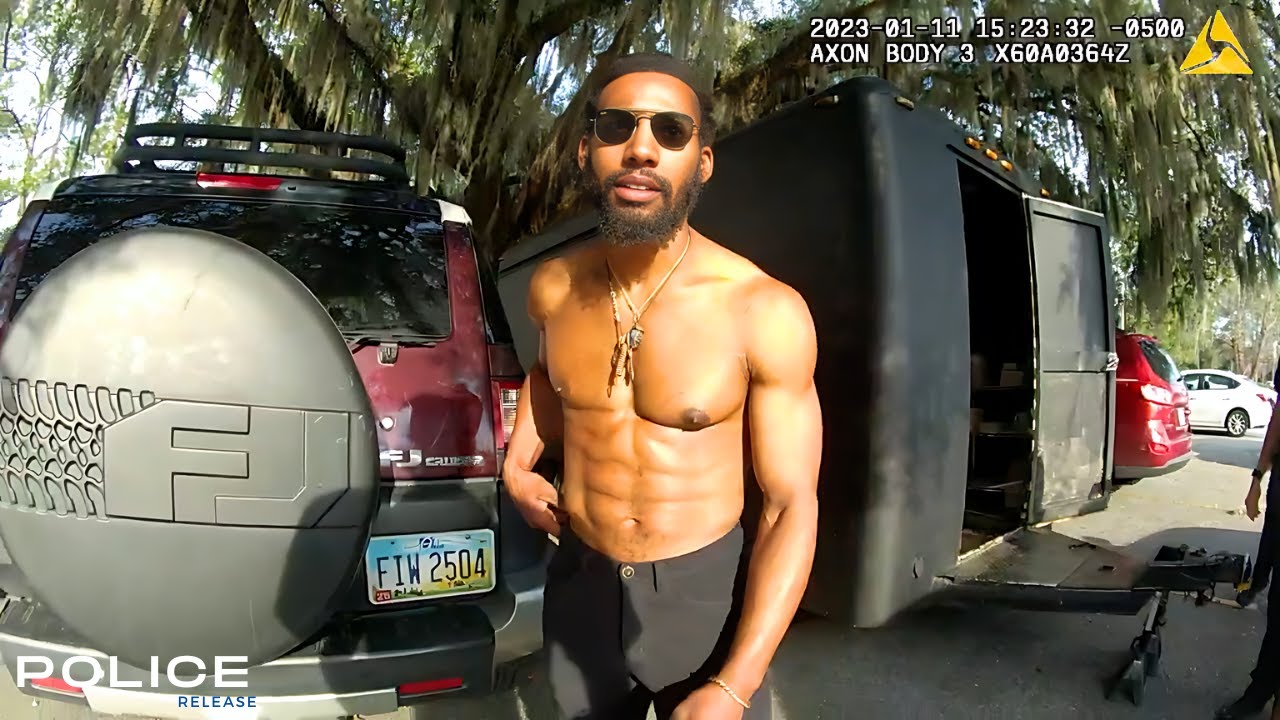 Moments Before He Turns a Trespass Warning into a Felony - YouTube