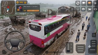 Coach Bus Simulator Vietnam - Real Sleeper Bus Driving on Mountain Roads - Android Gameplay screenshot 5