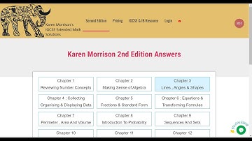 Karen Morrison 2nd Edition IGCSE Mathematics Worked Solutions
