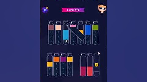 Get Color  -  Water Sort Puzzle level 119 | Mobile Games