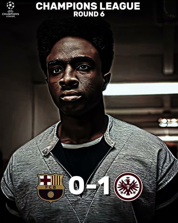 What a Barca win and koundé goal 2x fire ☠️🔥 #football #championsleague #shorts #fyp