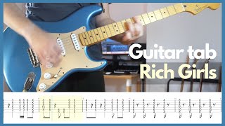 The Virgins - Rich Girls (Guitar tabs)