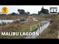 4K Malibu Lagoon Walking Tour | 🔊 Binaural Sound