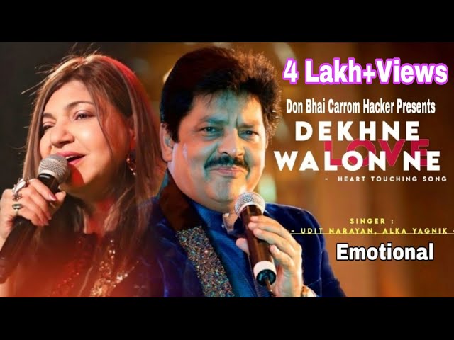 Dekhne Walon Ne - Udit Narayan | Alka Yagnik | Best Hindi Song class=