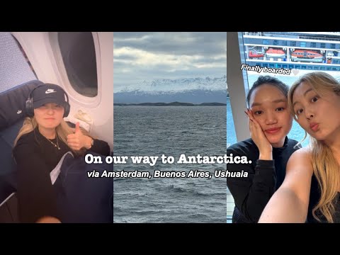 I'm going to Antartica! Our not-so-easy 58 hour journey to board Antarctica Cruise lol | travel vlog