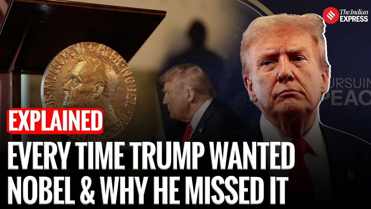 Объяснение: каждый раз, когда Трамп хотел получить Нобелевскую премию мира, и почему он ее так и ...