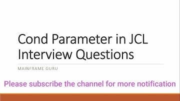 Cond Parameter in JCL Interview Questions with Examples | Mainframe Guru