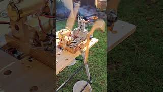 Anzani 1909 Y Engine First Run