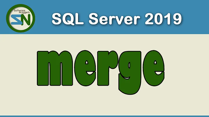 SQL Server Merge T-SQL Command  Two Tables With Same Columns Must See!