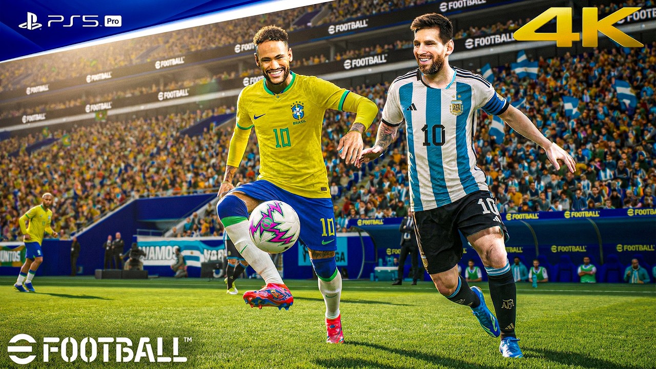 eFootball 2026 - Argentina vs. Brasil - FIFA World Cup 2026 | PS5 Pro [4K60]