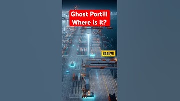 Where is that Ghost Port?🤖 The Fully Automated AI Cargo Terminal You Won’t Believe Exists! #tech