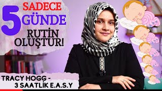 Günlük Ruti̇ne Alişma Süreci̇ - 3 Saatli̇k Easy Uyku Eği̇ti̇mi̇ Öncesi̇