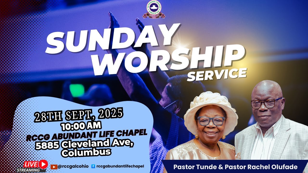 RCCG ALC || SUNDAY WORSHIP SERVICE || SEPTEMBER 28TH, 2025 - YouTube