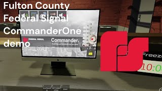 Federal Signal CommanderOne software & SS2000 encoder demo in Fulton County, IL Siren Map, Roblox