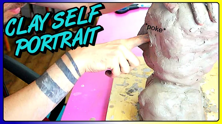 Creating A Self Portrait Sculpture Out Of Air Dryi...