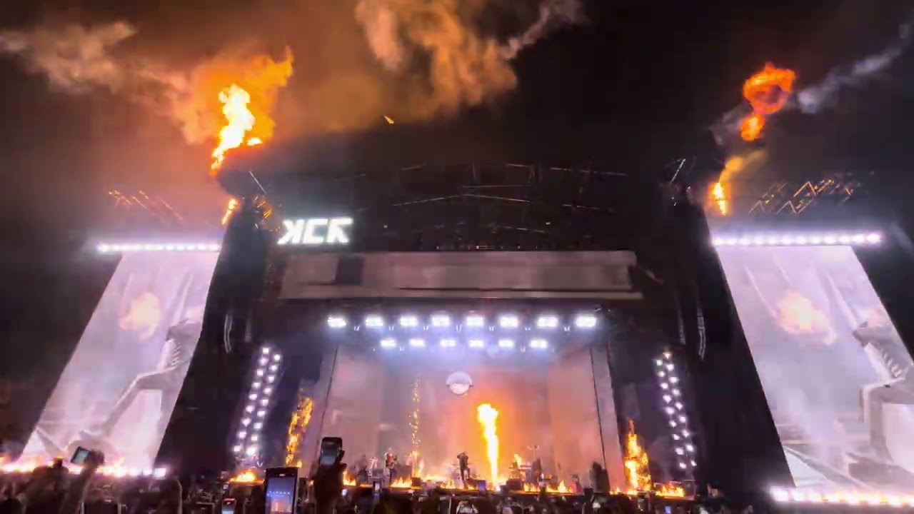 4k my chemical romance en vivo en México 14 Febrero