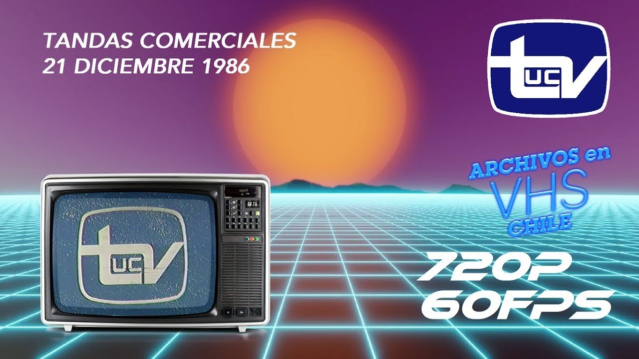 Tandas Comerciales Canal 13 UCTV - 21 Diciembre 1986
