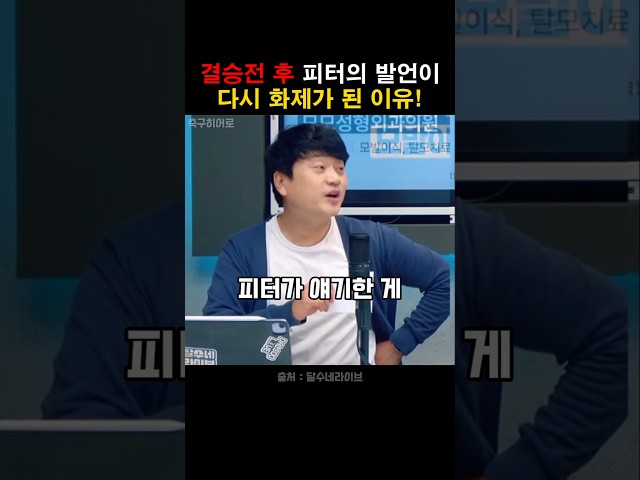 피터의 말이 맞았다? 아르헨티나 결승전 논란!