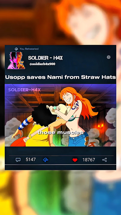 Usopp see's heaven for a Seconds 😁 #usopp #nami #shorts