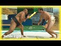 970 Pounds of Sumo Wrestlers Jiggle After Colliding in Super Slow-Mo